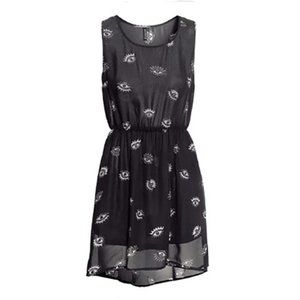 H&M Sheer Egyptian eye print tank dress - AS IS -